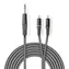 Nedis Stereo-Audiokabel 6,35 mm Klinke (M) - 2x Cinch (M) 3,00 m Dunkelgrau