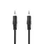 Nedis Stereo-Audiokabel 3,5 mm Klinke (M) - 3,5 mm Klinke (M) 0,50 m Schwarz 