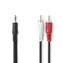 Nedis Stereo-Audiokabel Klinke 3,5 mm (M) - 2x Cinch (M) 10,0 m schwarz