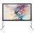 ELITE SCREENS mobile Outdoor-Stativleinwand 120" (304,8cm) / 16:9 / 149,4×265,7cm / Aluminium / Front- und Rückprojektion