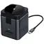 Blitzwolf BW-TH17 9-in-1 Dockingstation, schwarz / 3x USB-A / 2x USB-C / kabelloses Laden / 1x HDMI / 1x RJ45 / SD + TF 