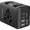 Blitzwolf BW-TA1 Reiseadapter 4 in 1 schwarz / 2x USB-A / 2x USB-C