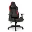 SENSE7 Sentinel schwarz-rot / Gaming-Stuhl / Kunstleder / verstellbar / Rollen / Belastbarkeit 150 kg 