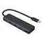 Gembird UHB-CM-U3P4P-01 / 4-Port USB 3.1 (Gen 1) Hub / Schwarz