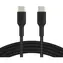 Belkin BOOST CHARGE geflochtenes Ladekabel USB-C auf USB-C schwarz / 60 W / 2 m
