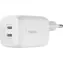 Belkin BOOST CHARGE Ladegerät weiß / Ladegerät / 2x USB-C / 65W / PD / GaN