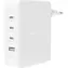 Belkin BOOST CHARGE Reiseladegerät, weiß / 3x USB-C / USB-A / 140 W / PD / GaN / UK / EU / US