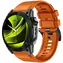 Mobile Origin Easy Strap Silikonarmband für Garmin QuickFit 26 mm, orange