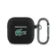 Lacoste Flüssigsilikon-Hülle mit Krokodil Logo für AirPods 4, Schwarz