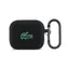 Lacoste Flüssigsilikon-Hülle mit Krokodil Logo für AirPods Pro 3, Schwarz