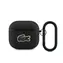 Lacoste Petit Piqué Krokodil- Logo -Patch-Hülle für AirPods 4 Schwarz