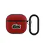 Lacoste Petit Piqué Krokodil- Logo -Patch-Hülle für AirPods 4 Rot