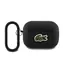 Lacoste Petit Piqué Hülle mit Krokodil Logo -Patch für AirPods Pro 2, Schwarz