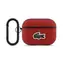 Lacoste Petit Piqué Krokodil Logo -Patch-Hülle für AirPods Pro 3 Rot