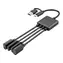 Sandberg USB-C/A auf 2A+2C Splitter