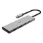 HAMA 200147 USB-Hub, grau / Dockingstation / USB-C / 3,5 mm / 2x USB-C / 2x USB-A