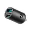 Joyroom JR-CCN18 schwarz / Kfz-Ladegerät / 65 W / 1x USB-A / 1x USB-C
