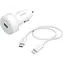 HAMA USB-Autoladegerät-Set USB-C 20W + USB-C - Lightning 1m