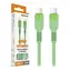 Aligator Datenkabel SoftPastels 3A 65W / USB-C/USB-C / grün