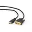 Ausgepackt - Gembird HDMI - DVI Stecker-Stecker Kabel 1,8 m / vergoldete Anschlüsse 18+1 / ausgepackt