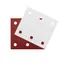 Makita P-15883 / Schleifpapier für Holz und Metall / Körnung 60/100/150/180 und 2x 240 / Maße 102x114 mm / perforiert / 10 Stück