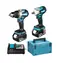 Makita DLX2533TJ / Akku-Werkzeugset: DDF489 + DTW300 + MAKPAC + Ladegerät + 2 x 5,0-Ah-Akkus