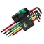Wera 967|9 TX BO Multicolour 1 SB / TORX Steckschlüsselsatz BO Multicolour / BlackLaser