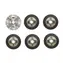 Ryobi RAK6AGD125 Winkelschleifer-Set bis 125 mm / 3 Stück / bis 125 mm / 5x Schleifscheibe / 1x Diamantscheibe