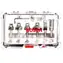 BOSCH 2607017469 / Trim&Edging Frässpindel-Set / Schaft 8 mm / 6-teilig