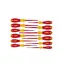 Wiha 41003 SoftFinish electric slimFix Gemischtes Schraubendreher-Set / 12-tlg