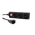 Gembird EG-PSU3F-01 schwarz / USV-Steckdose / 3 Steckdosen + Schalter / 230V-16A / 0,6m