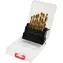 YATO YT-44675 / HSS-TiN-Eisenbohrer-Set 19-teilig / 1-10 mm
