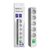 Qoltec 50290 Mehrfachsteckdose 5 Steckdosen 1,8m grau / 230V 50Hz