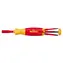 Wiha 38612 Schraubendreher mit Bitmagazin LiftUp electric / 6x slimBit Bits / Flach / Phillips