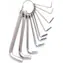 Deli Tools EDL3100 Inbusschlüsselsatz / Größen 1,5 & 2 & 2,5 & 3 & 3,5 & 4 & 5 & 6 & 8 & 10 mm / Sonderangebot