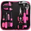 SIXTOL HOME PINK 20 / Werkzeugset / Kohlenstoffstahl / 20-tlg
