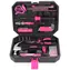 SIXTOL HOME PINK 66 / Werkzeugset / Kohlenstoffstahl / 66-tlg