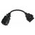 SIXTOL MECHANIC Cable 9 OBD-II-Reduzierstück 14-polig für CAT Caterpillar Fahrzeuge 