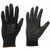 SIXTOL GLOVE PE-PU 9 schwarz / Arbeitshandschuhe aus halb in Polyurethan getauchtem Polyester / Größe 9