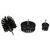 SIXTOL CAR DETAILING DRILL BRUSH 3 HARD / Bohrerbürsten-Set für die Autoreinigung / 3-tlg 
