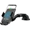 TechniSat Smartcharge 1 Autotelefon-Ladehalterung schwarz / 65-100 mm / für Gitter / für Glas / Qi / USB-C / 10W