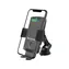 TechniSat Smartcharge 2 Autotelefon-Ladehalterung schwarz / 65-100 mm / für Gitter / für Glas / Qi / USB-C / 10W