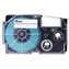Casio Original-Etikettendruckerband Casio XR-18BU1 / schwarzer Druck / blauer Hintergrund / unlaminiert / 8 m / 18 mm