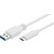 MicroConnect USB3.1 C (M) - USB3.0 A (M) 1m weiß