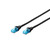 Digitus Ecoline Cable schwarz 2m / UTP / CAT 5e / AWG 26:7