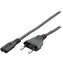 Equip Netzkabel für Laptops, Euro, schwarz 1,8m