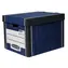 Fellowes Bankers Box Archivierungsbehälter Woodgrain blau (2 Stück)