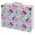 BAAGL Klappbarer Schulkoffer Kolibri mit Beschlägen / 32,5 x 10,5 x 26 cm