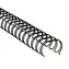 COPIERLAND Drahtrücken 2:1 - 9,5mm - schwarz - 100 Stück