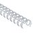 COPIERLAND Drahtrücken 1/2" / 3:1 / 12 mm - silber - 100 Stück